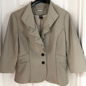 White House Black Market fitted blazer size 10